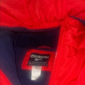 OshKosh B'gosh Bright Red Puffer Jacket